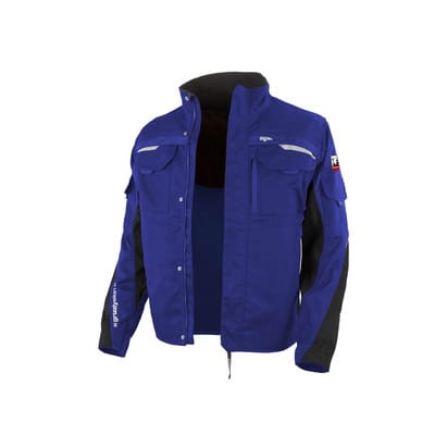 Bundjacke "IRON" kornblau/schwarz, Gr. XL (54/56)