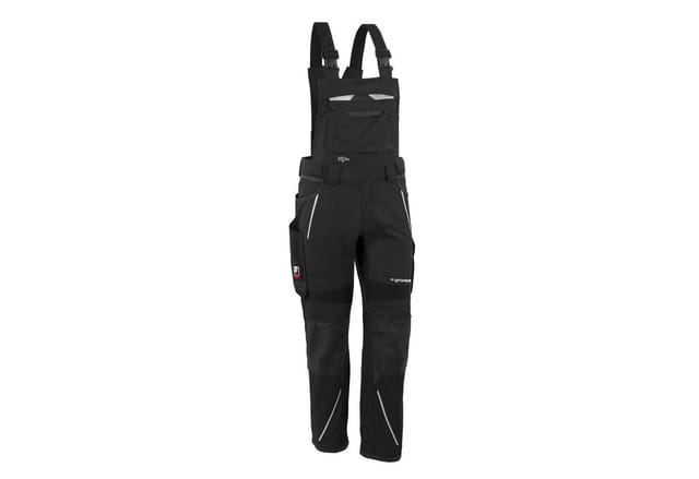 Latzhose "IRON" schwarz, Gr. S48
