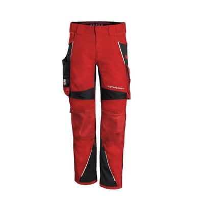 Bundhose "IRON" rot/schwarz, Gr. N68
