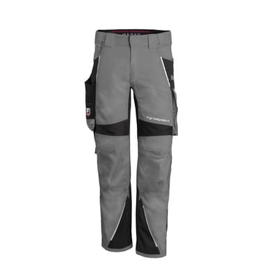 Bundhose "IRON" grau/schwarz, Gr. S44