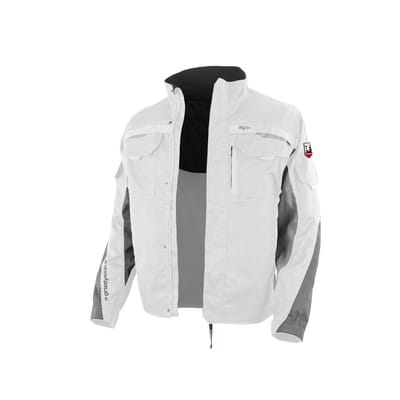 Bundjacke "IRON" weiß/grau, Gr. 4XL (66/68)