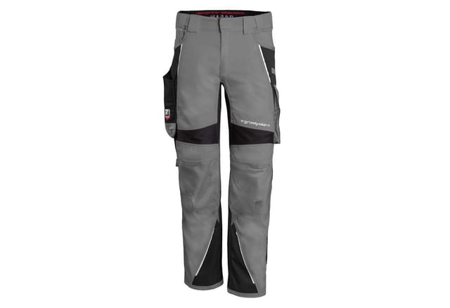 Bundhose "IRON" grau/schwarz, Gr. L64