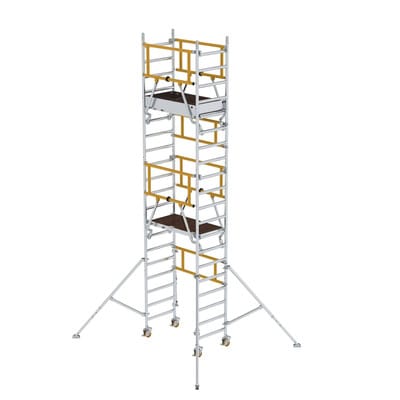 FlexxTower SG mit vorlaufendem Geländer Plattformhöhe 3,10 m