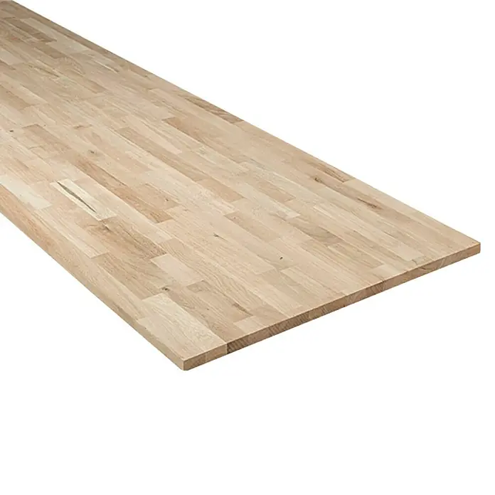Exclusivholz Arbeitsplatte (Eiche, 400 x 80 x 2,6 cm)