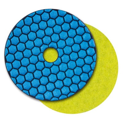DiaProfi-Polierpad Ø100mm, Körnung 100, Klettaufnahme