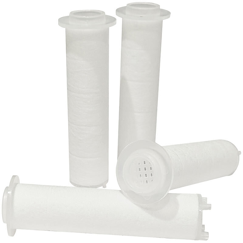 BadeStern Duschkopf Halterung: 4er-Set Wasserfilter für Handbrause DSK-100 Bild 3