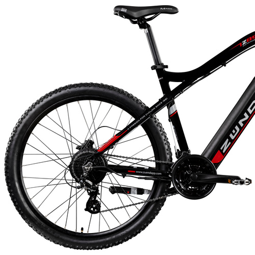 ZÜNDAPP E-Bike »Z898«, 27,5 Zoll, 24 Gänge, max. Reichweite: 150 km, schwarz/rot