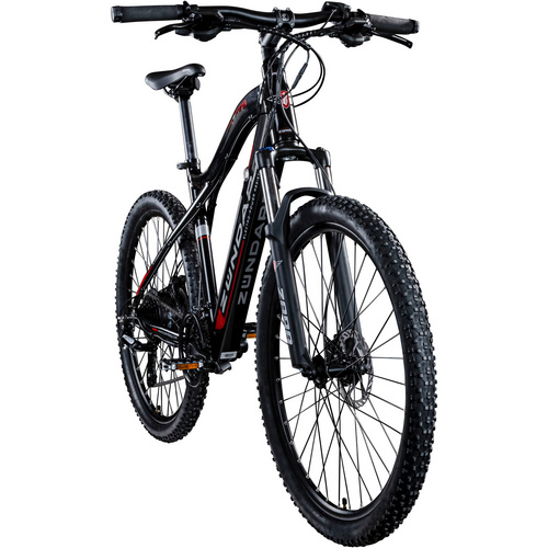 ZÜNDAPP E-Bike »Z898«, 27,5 Zoll, 24 Gänge, max. Reichweite: 150 km, schwarz/rot Bild 2