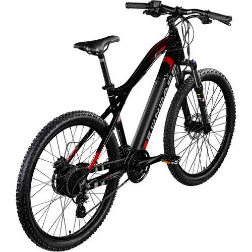 ZÜNDAPP E-Bike »Z898«, 27,5 Zoll, 24 Gänge, max. Reichweite: 150 km, schwarz/rot Bild 4