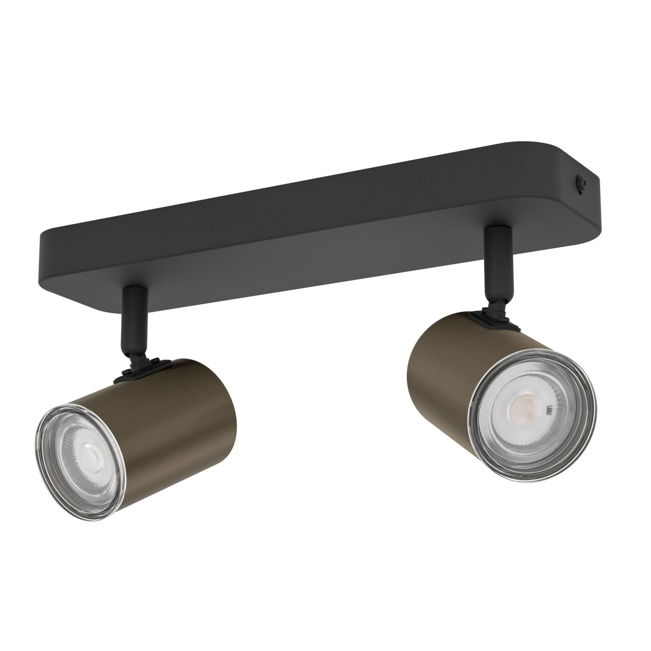 Eglo Deckenstrahler Balken Consuma schwarz/bronze 2er GU10 Bild 2