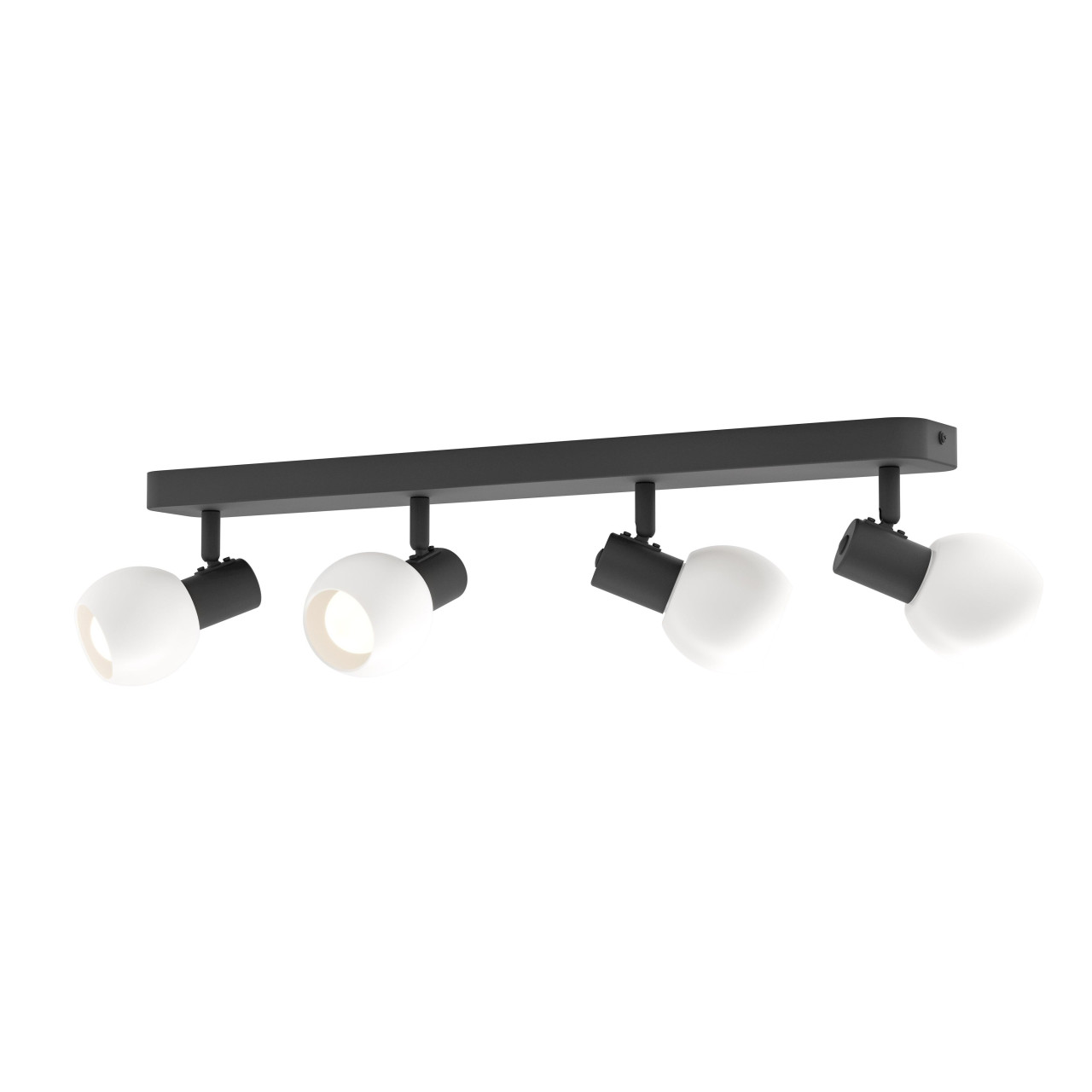 Eglo Deckenstrahler Balken Castellazo schwarz/opal 4er E14