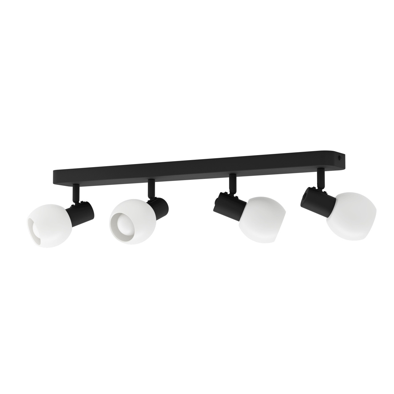 Eglo Deckenstrahler Balken Castellazo schwarz/opal 4er E14 Bild 2