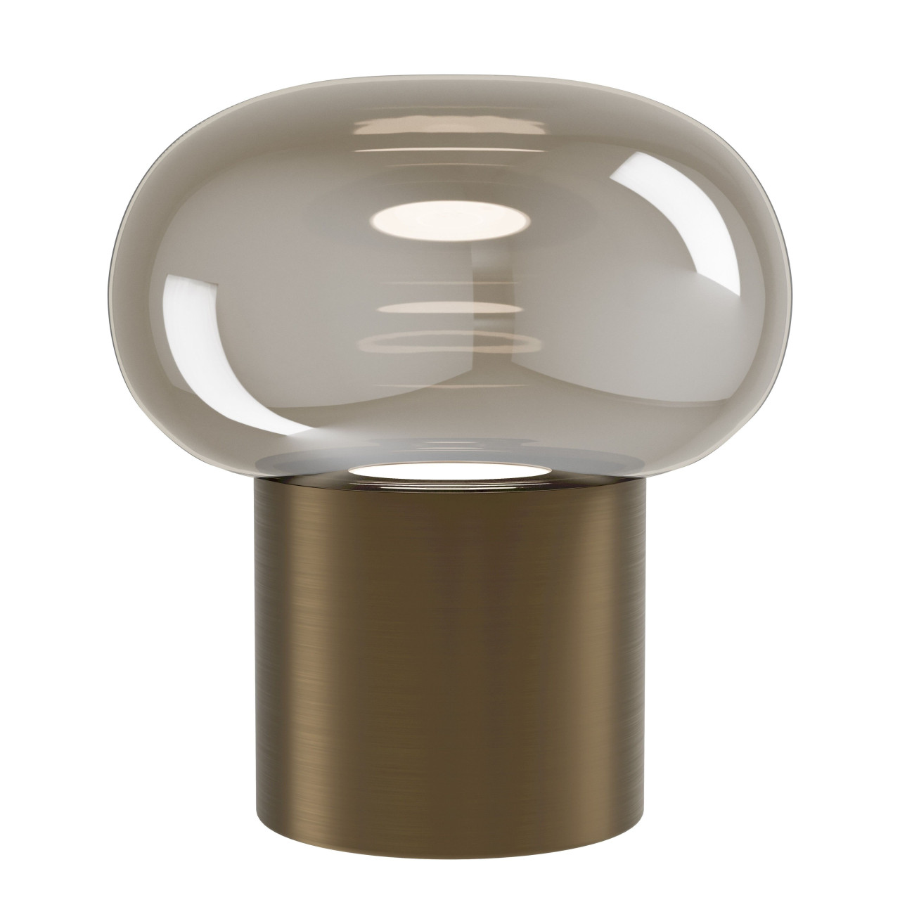 Eglo Tischleuchte Bravino GU10 Ø15 cm bronze/braun