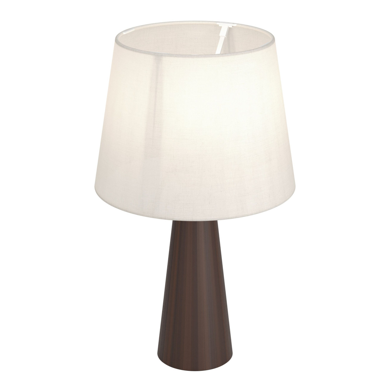 Eglo Tischleuchte Patemisco E27 Ø 25 x 41 cm braun/weiß