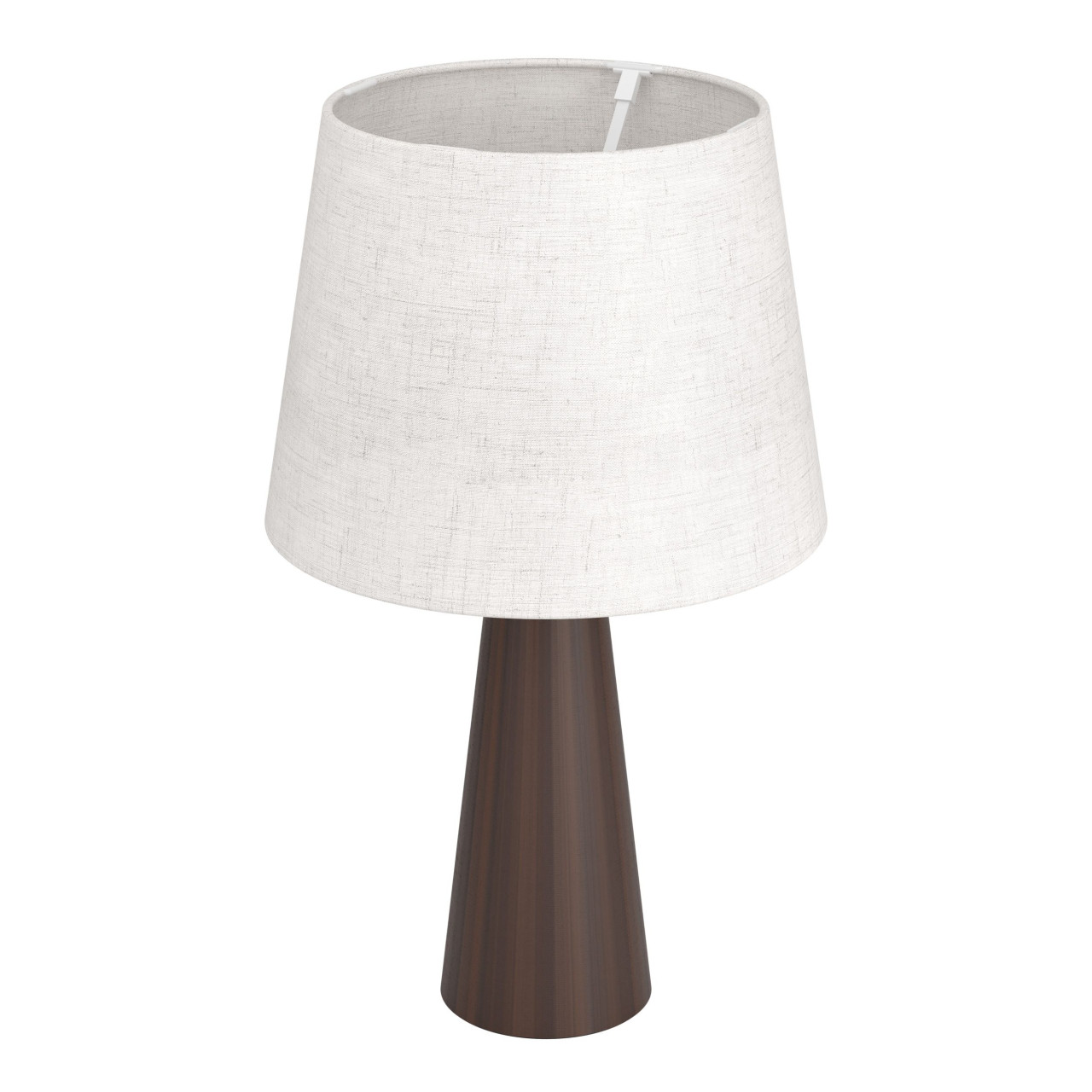 Eglo Tischleuchte Patemisco E27 Ø 25 x 41 cm braun/weiß Bild 2