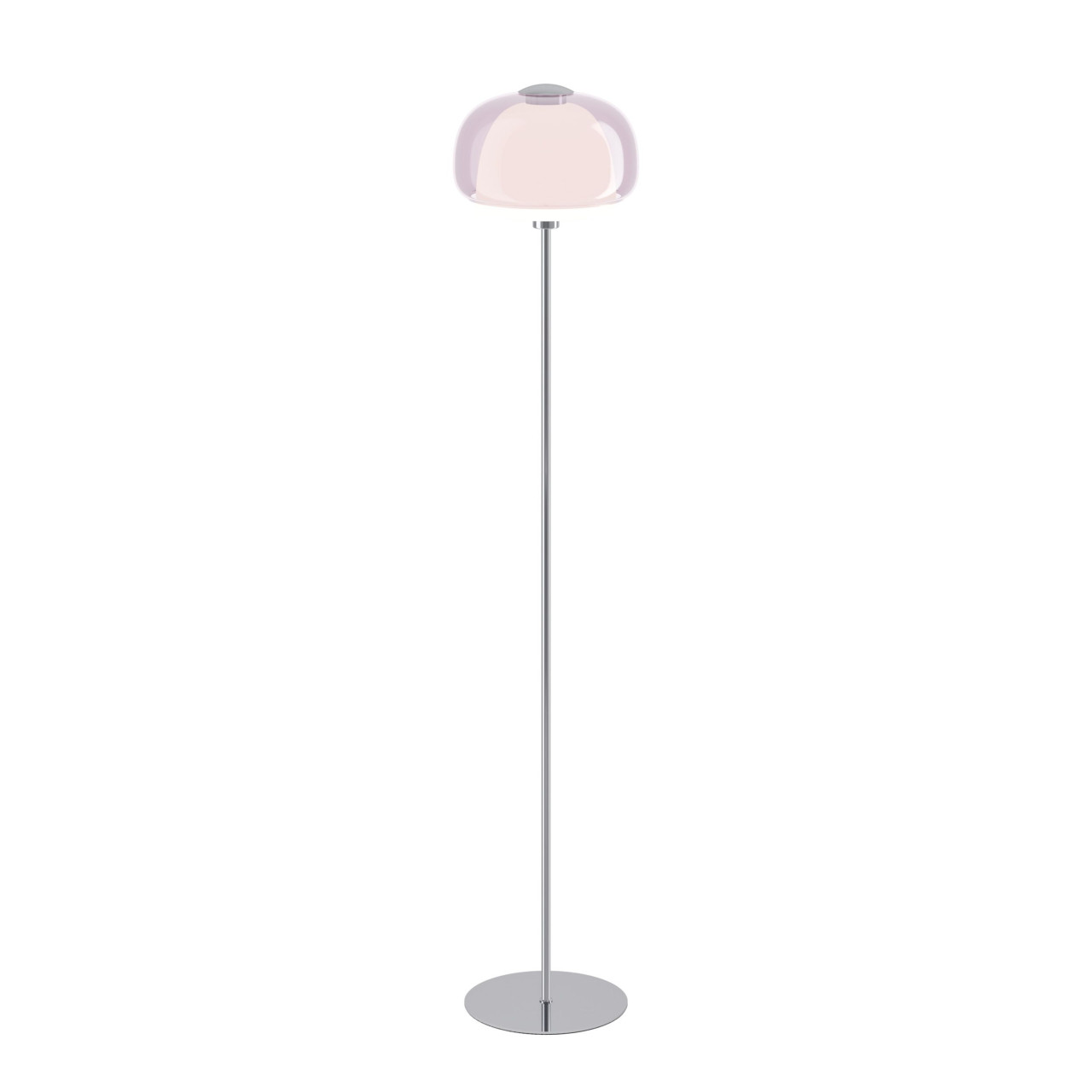 Eglo Stehleuchte Belomontejo E27 Ø 30 x 157,5 cm chrom/weiß/pink Bild 2