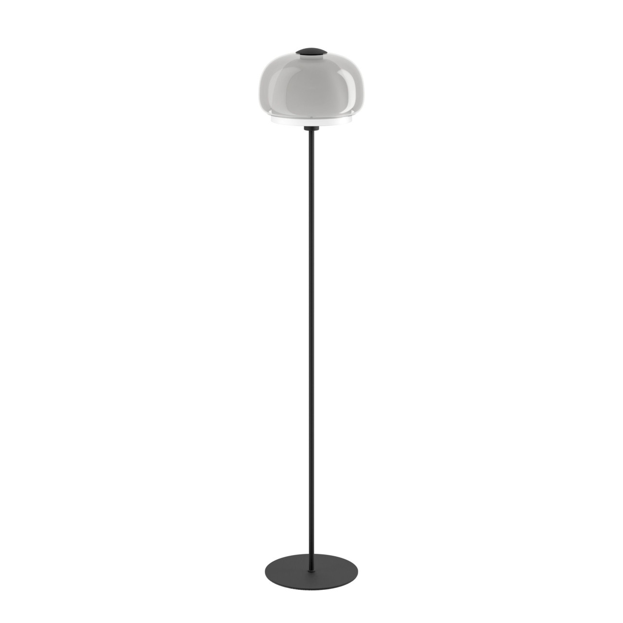Eglo Stehleuchte Belomontejo E27 Ø 30 x 157,5 cm schwarz/weiß