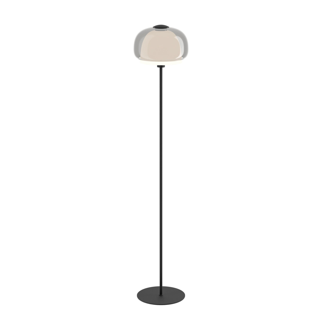 Eglo Stehleuchte Belomontejo E27 Ø 30 x 157,5 cm schwarz/weiß Bild 2