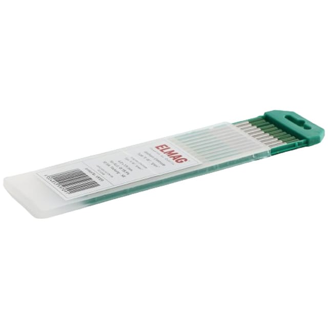 Wolfram-Elektrode Type E-W, grün 4,0 x 175mm, für ALU, W 99,9%, 10er-Pack SB