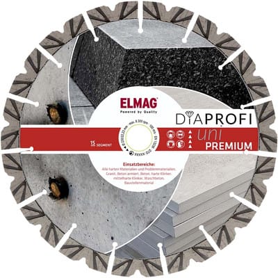 DiaProfi-Diamantscheibe UNI-PREMIUM Ø300mm, Bohrung 25,4mm