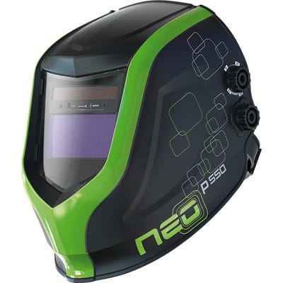 Automatik-Kopfschweißschirm - neo p550 grün -TC (1007.011)