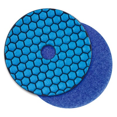 DiaProfi-Polierpad Ø100mm, Körnung 50, Klettaufnahme