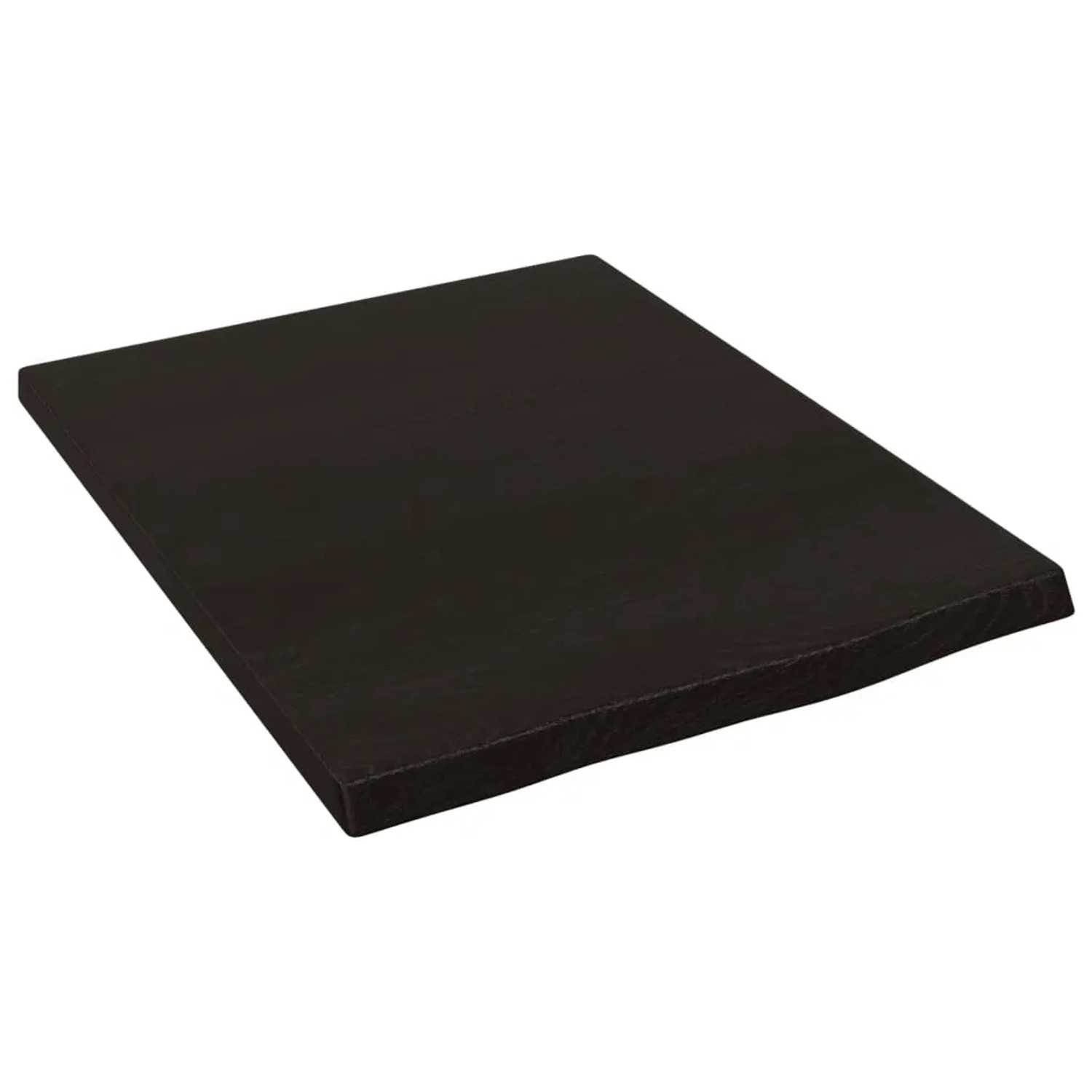 vidaXL Waschtischplatte Dunkelgrau 40x50x4 cm Massivholz Behandelt