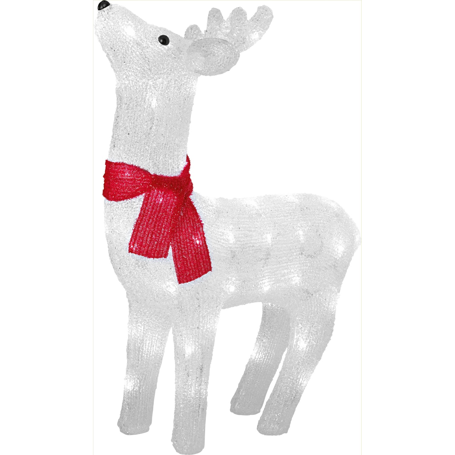 LED-Figur Rentier Acryl 60 LEDs Kaltweiß