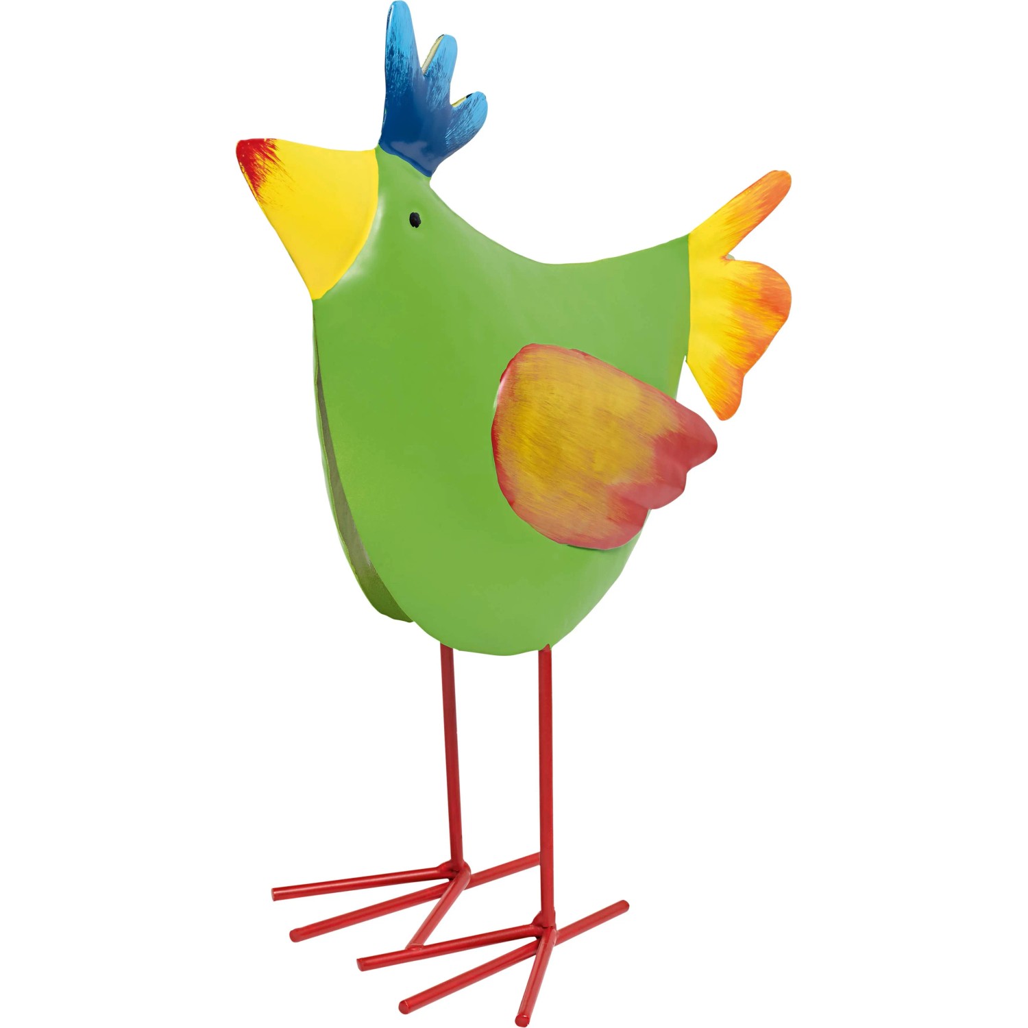 Deko-Figur Huhn 27 cm x 11 cm 24 cm Bunt