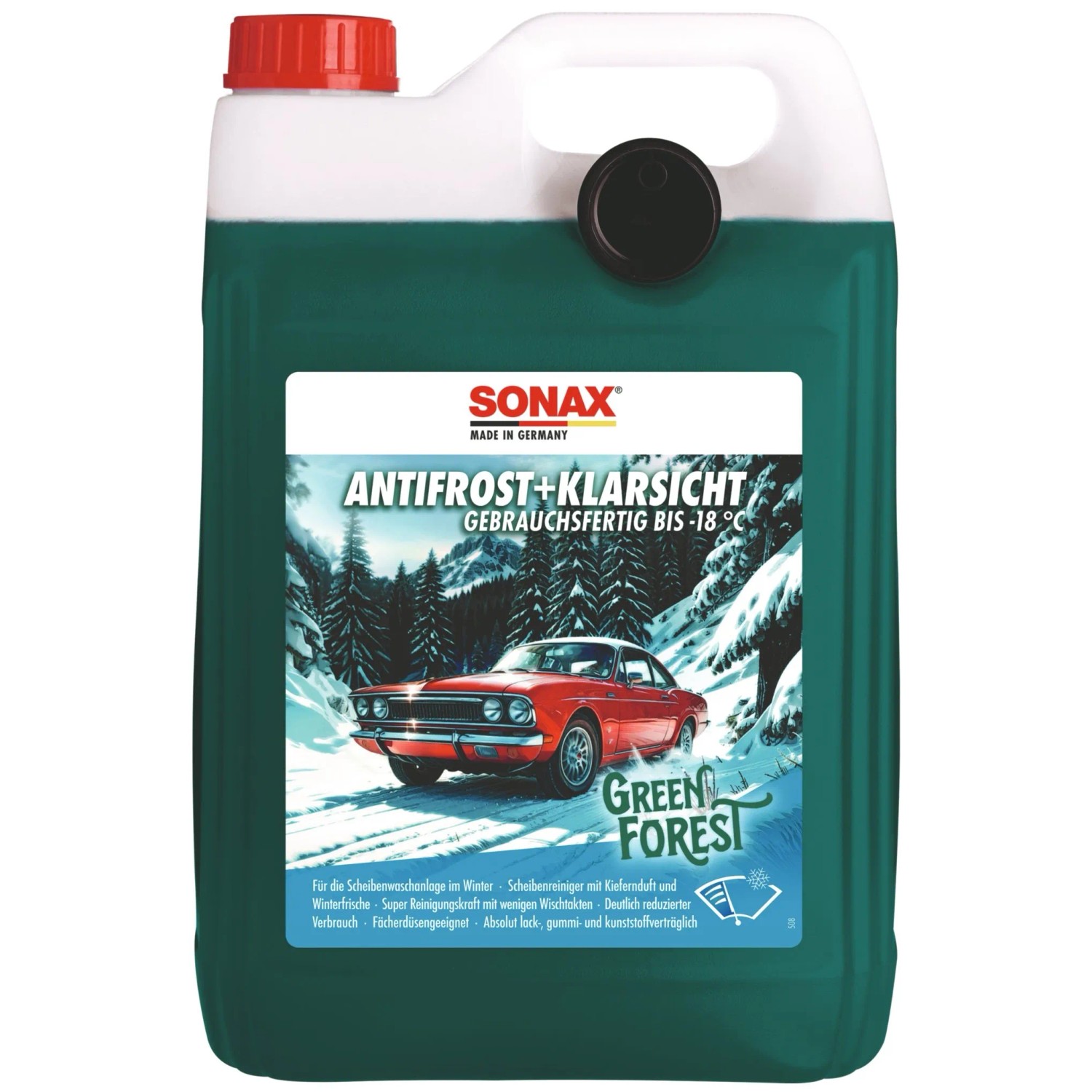 Sonax AntiFrost & KlarSicht Green Forest Gebrauchsfertig -18 °C 5,