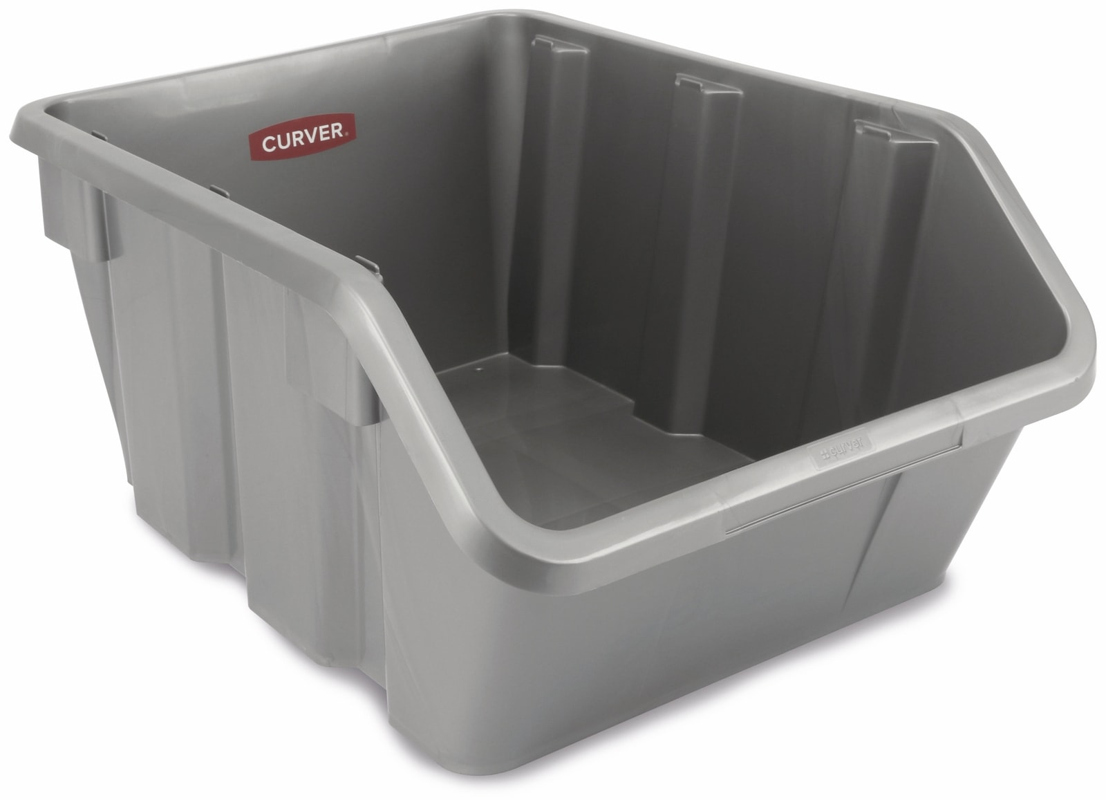 CURVER Stapelbox, silbergrau, 530x370x250 mm