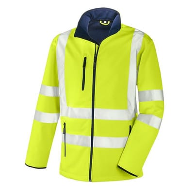 Warnschutz-Softshelljacke NIAGARA, warngelb, Größe XXL