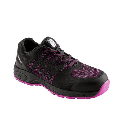 Sicherheitshalbschuhe GirlStar 5180, S1P, schwarz/pink, Größe 38