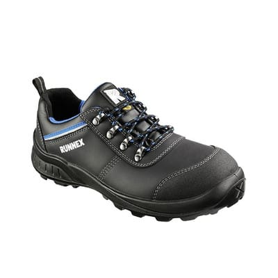 Sicherheitshalbschuh TeamStar 5313, S3 ESD, schwarz/blau, Größe 43