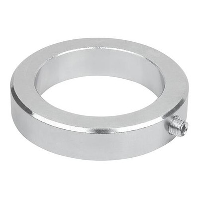 STELLRING DIN705, FORM:E GEWINDESTIFT MIT 6-KANT 7X12, B=8, STAHL VERZINKT, BLAU-PASSIVIERT