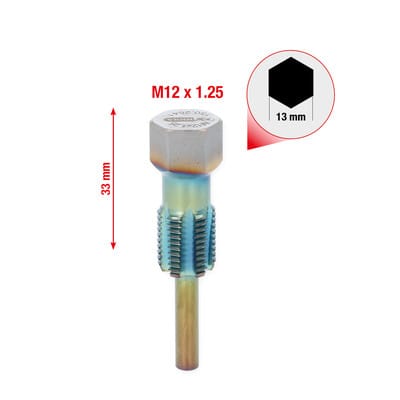 Gewindeschneider mit Führungsbolzen für Temperatursensoren, M12x1,25