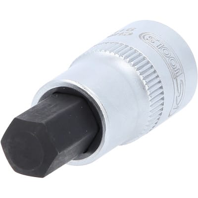 1/2" Bit-Stecknuss Innensechskant, kurz, 12 mm