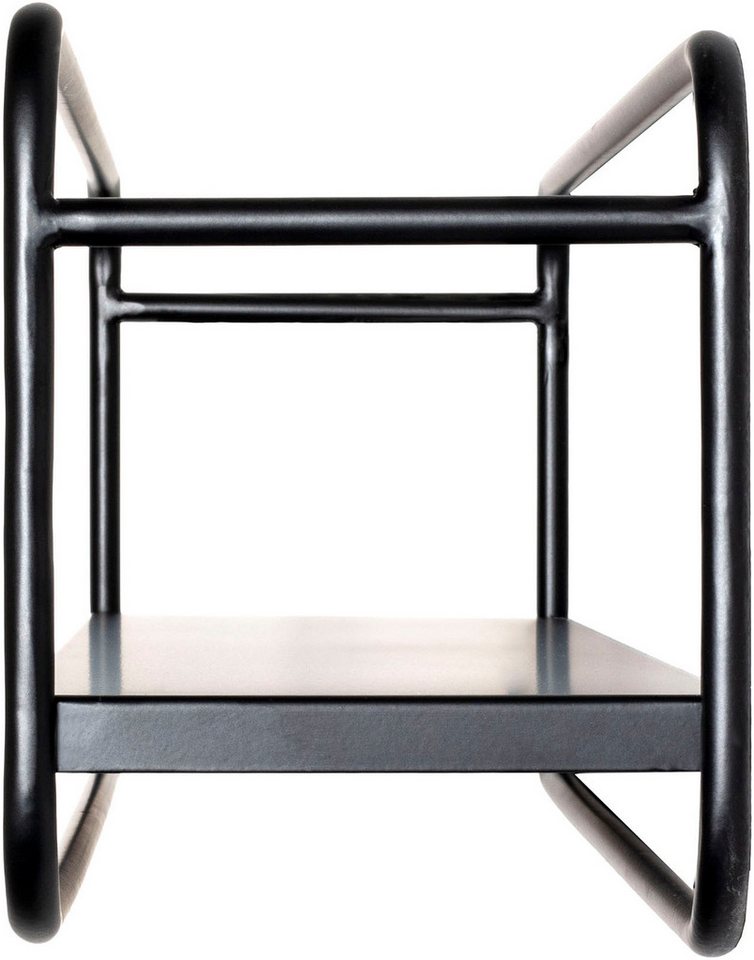 HAKU Wandregal Hängeregal, Wandboard, rechteckig - aus Metall Schwarz - B/T/H 60/15/20 cm Bild 4