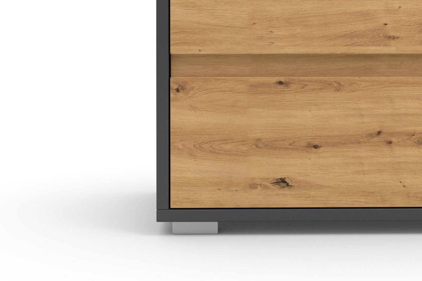 Home affaire Garderobenschrank Kosmo mit Spiegel Maße 118 x 30 cm, Höhe 190 cm, Breite 110 cm Bild 2