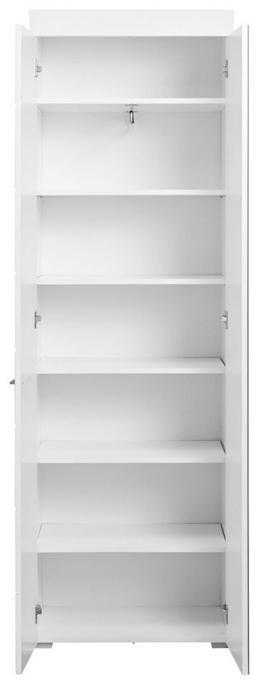 Home affaire Garderobenschrank Avena Flurschrank mit Spiegeltür - (B/T/H) 80/12/72 cm Bild 2