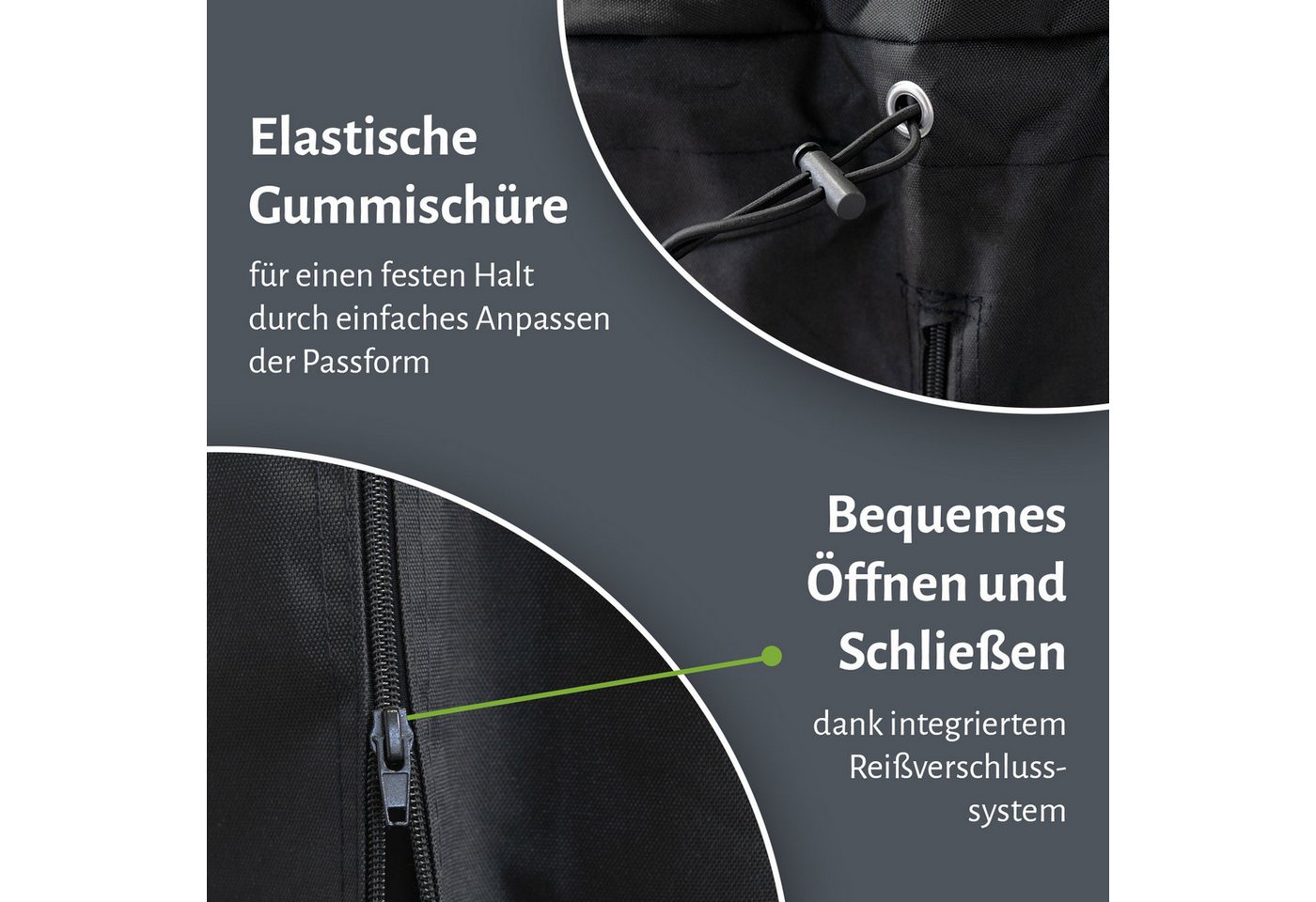 empasa Heizstrahler / Grill / Gartenmöbel, Abdeckhaube Universell einsetzbare Schutzhülle