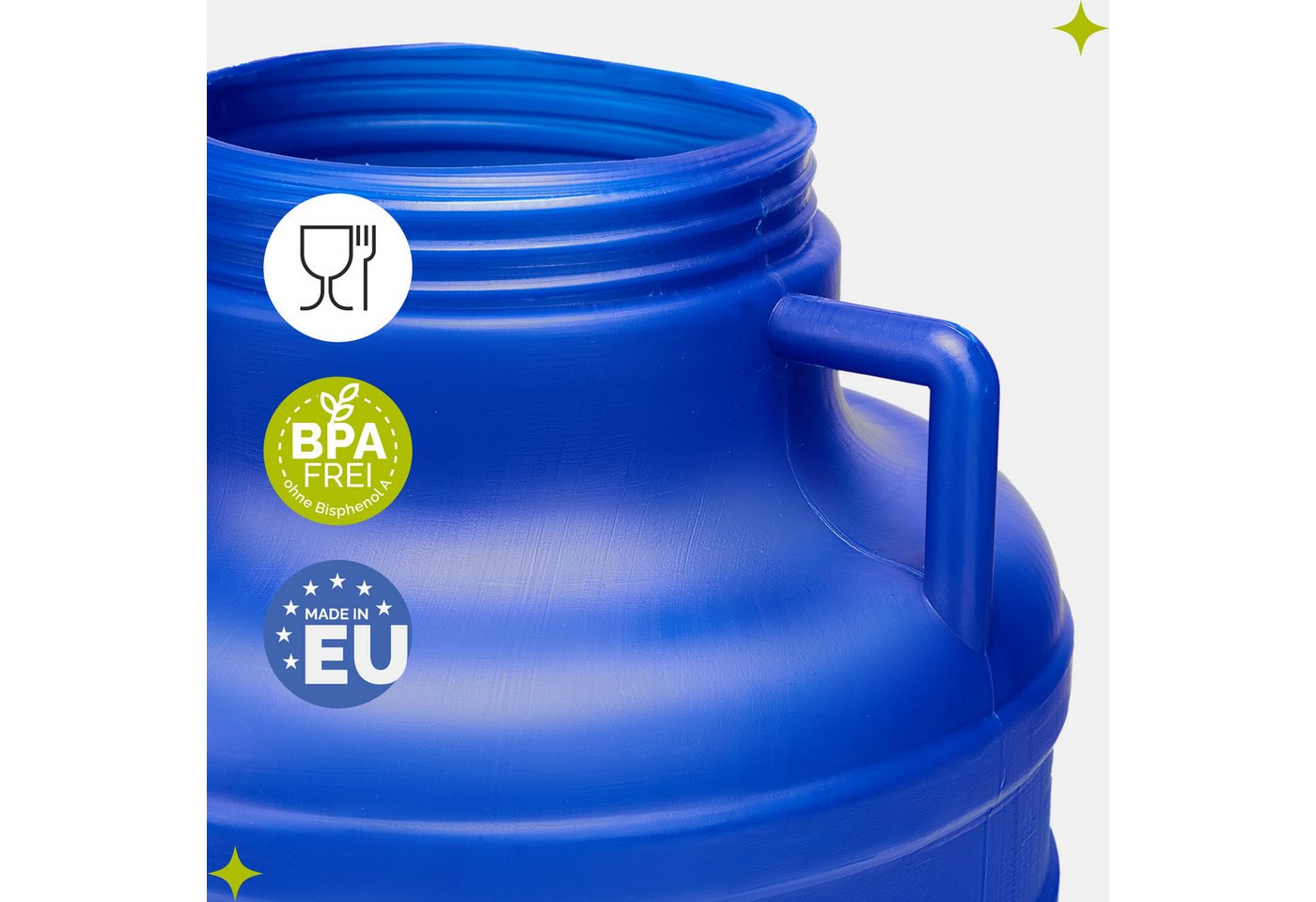 Garronda Regentonne Set 5 Liter Futtertonne BPA-frei Universalfass Fass GD-0125, 5 l, (3-tlg), BPA-Frei Bild 4