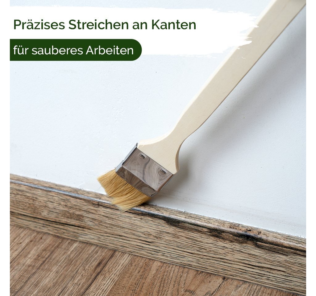 Veluxis Heizkörperpinsel Veluxis® Eckenpinsel 50 cm – Heizkörper- & Kantenpinsel, abgeschrägt für präzises Streichen – hochwertige Mischborsten Bild 5