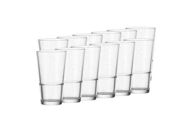 LEONARDO Glas Event Trinkgläser 240 ml 12er Set, 12-tlg., Glas