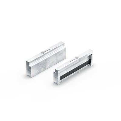 Schutzbackenpaar (B) Blank 110 mm Aluminium (FEIN VersaMAG)
