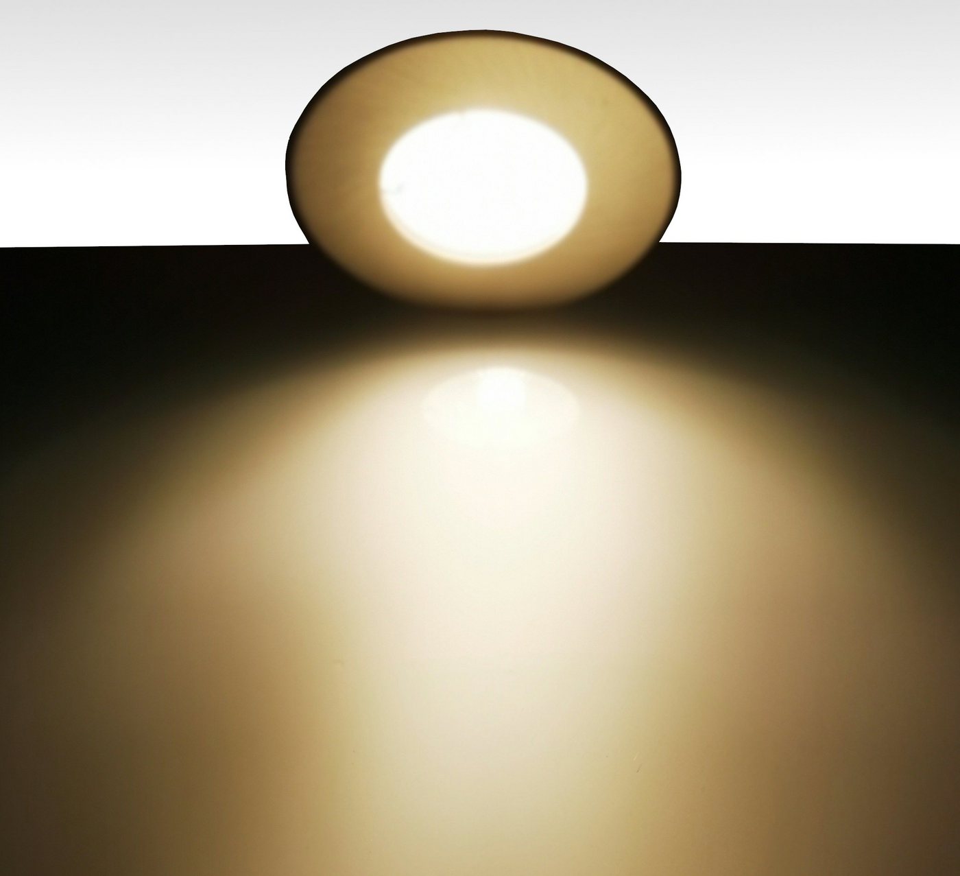 TRANGO LED Einbaustrahler, 6729IP-068MOSD 6er Set IP44 LED Badeinbaustrahler aus Edelstahl poliert in Rund incl. 6x Ultra flach 3 Stufen dimmbar LED Modul nur 3cm Einbautiefe für Bad, Außen, Deckenstrahler, Einbauspot Bild 4