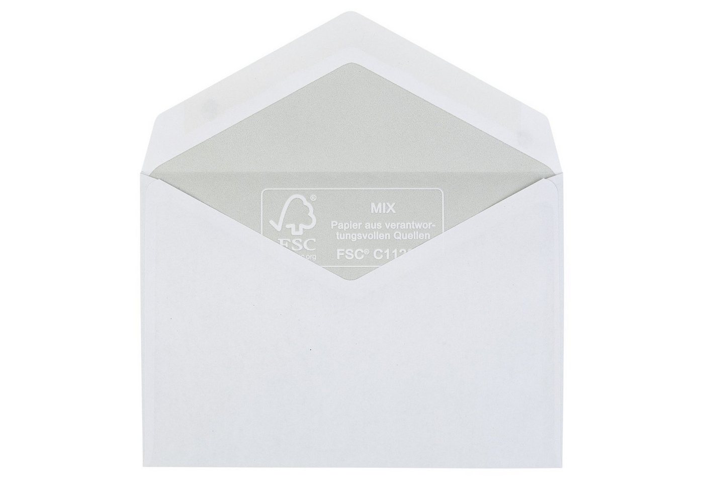 Idena Briefumschlag Idena 10217 - Briefumschläge DIN C6, 75 g/m², nassklebend, ohne Fenste Bild 5