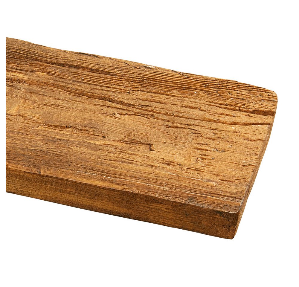 Homestar Deckenleiste Brett Holzimitat Eiche, 130 x 30 mm, Länge 2,6 m, einfache Montage durch kleben, Polyurethan, preiswerte Alternative zu Echtholz-Brettern