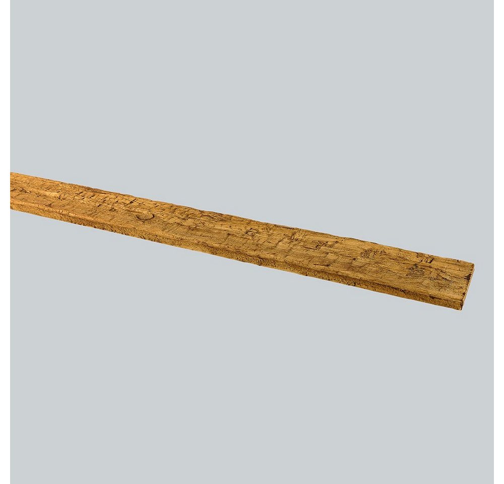 Homestar Deckenleiste Brett Holzimitat Eiche, 130 x 30 mm, Länge 2,6 m, einfache Montage durch kleben, Polyurethan, preiswerte Alternative zu Echtholz-Brettern Bild 5