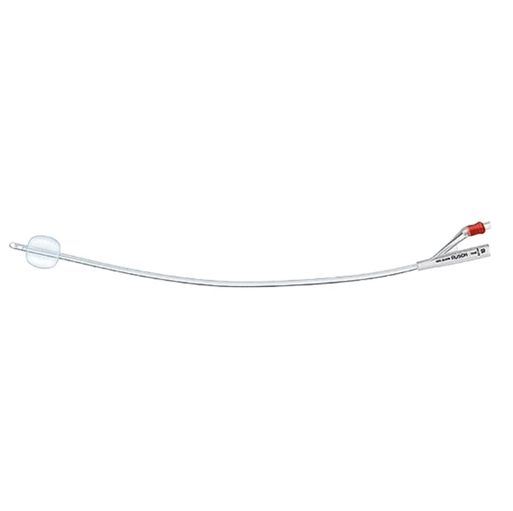 DocMed Katheter Brillant Plus Aquaflate Silikon-Katheter Nelaton mit Spritze, Latexfrei und hautverträglich, (1 St), Aus Silikon, Glattes und flexibles Material Bild 2